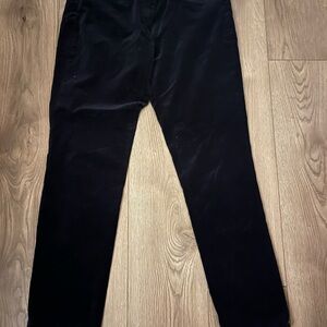 Brooks Brothers Black Velvet Trousers